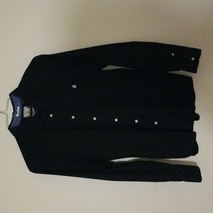 Black Volcom Button Down Shirt Size Large